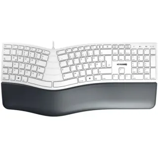 CHERRY KC 4500 ERGO, Tastatur (weiß, DE-Layout)