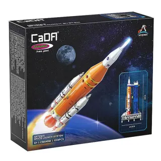 Jamara Artemis Space Launch System Maßstab 1 zu 460 Kunststoffbaukasten, Modellbau (orange)