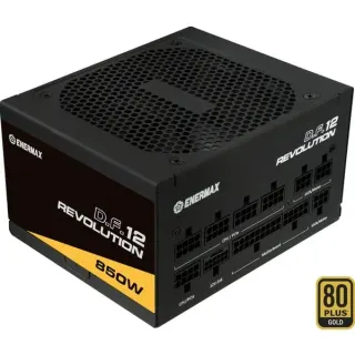 Enermax Revolution D.F.12 850W, PC-Netzteil (schwarz, 1x 12-Pin GPU Anschluss, 3x PCIe, Kabelmanegement, 850 Watt)