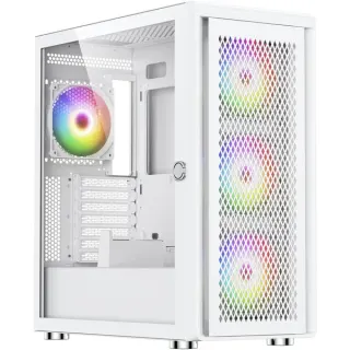 Silentware Air 100 , Tower-Gehäuse (weiß, Tempered Glass)