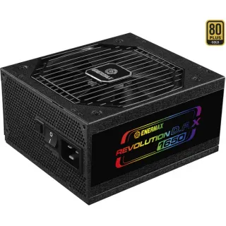 Enermax Revolution D.F.X 1650W, PC-Netzteil (schwarz, 3x 12-Pin High Power GPU Anschluss, 7x PCIe, Kabelmanegement, 1650 Watt)