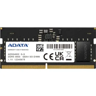 ADATA SO-DIMM 32 GB DDR5-4800 ECC, Arbeitsspeicher (schwarz, AD5S480032G-S, Premier)