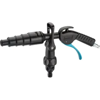 Hazet Waschpistolen Satz 9048P-2/3, Ausblas-Werkzeug (schwarz/blau, zur Reinigung von z.B. Kühlsystemen)