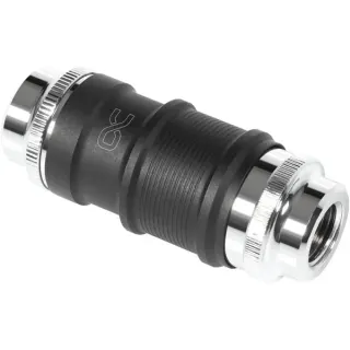 Alphacool ES Schnellverschluss BLH1A PushIn Set IG-IG, Verbindung (schwarz (matt)/chrom)