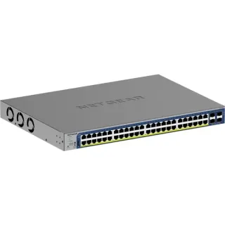 Netgear GS752TXP, Switch (grau, 390W PoE Budget)