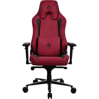 Arozzi Vernazza Supersoft Fabric, Gaming-Stuhl (rot, Bordeaux)