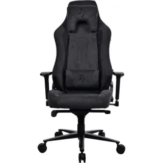 Arozzi Vernazza Soft Fabric, Gaming-Stuhl (schwarz, Pure Black)