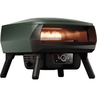 Witt Pizzaofen Etna Rotante Control 13" (dunkelgrün, für Pizzen bis ca. Ø 33cm, rotierender Pizzastein)