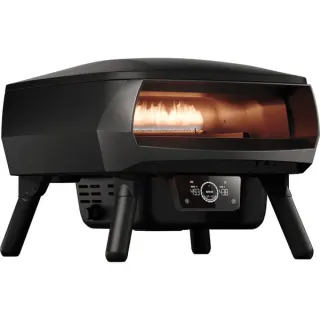 Witt Pizzaofen Etna Rotante Control 13" (schwarz (matt), für Pizzen bis ca. Ø 33cm, rotierender Pizzastein)