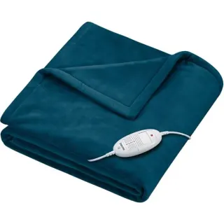 Beurer Wärmezudecke HD75 Cosy Ocean, Heizdecke (dunkelblau, 130 x 180 cm)