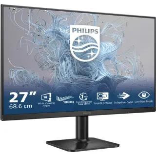 Philips 27E2N1100L, LED-Monitor (68.6 cm (27 Zoll), schwarz, FullHD, VA, HDMI, VGA, 100Hz Panel)