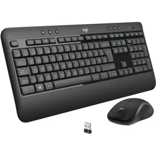 Logitech MK540 Advanced, Desktop-Set (dunkelgrau, US-Layout, Plunger, für Windows)