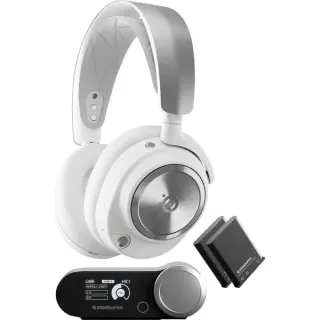 SteelSeries Arctis Nova Pro Wireless P, Gaming-Headset (weiß, ANC, USB-C, Klinke)