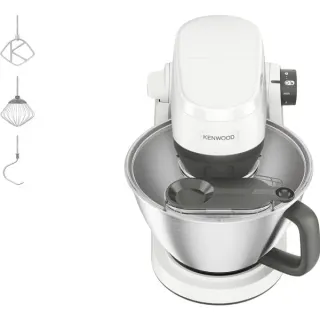 Kenwood Multi-Tasker KHC30.000WH , Küchenmaschine (grau/weiß, 1.000 Watt, 4,3 Liter Schüssel mit Griff)