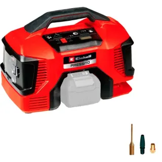EINHELL Power X-Change Akku-Kompressor PRESSITO 18/21, 18Volt (rot/schwarz, ohne Akku und Ladegerät)