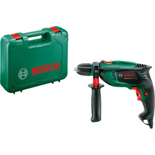 Bosch Heimwerken & Garten Schlagbohrmaschine UniversalImpact 800 (grün/schwarz, 800 Watt, Koffer)