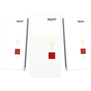 FRITZ! Mesh-Set 2700 3er-Pack, Repeater (weiß/grau, Wi-Fi 7 mit bis zu 6,5 GBit/s)