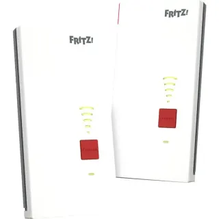 FRITZ! Mesh-Set 2700 2er-Pack, Repeater (weiß/grau, Wi-Fi 7 mit bis zu 6,5 GBit/s)