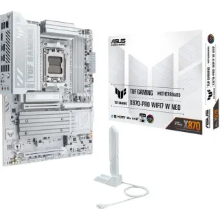 ASUS TUF GAMING X870-PRO WIFI7 W NEO, Mainboard (weiß)