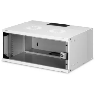 Digitus Wandgehäuse SOHO PRO , IT-Schrank (hellgrau, 4 Höheneinheiten)