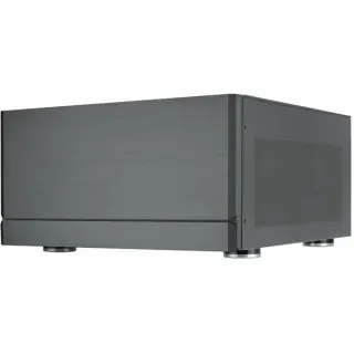 SilverStone SST-CW04TB Crown 04, HTPC-Gehäuse (dunkelgrau)
