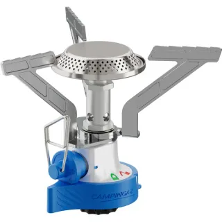 Campingaz Campingkocher Twister Connect, Gaskocher (silber/blau, 2,9 kW)