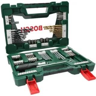 Bosch Heimwerken & Garten V-Line TiN-Bohrer- und Bit-Set, 91-teilig , Bohrer- & Bit-Satz (grün)