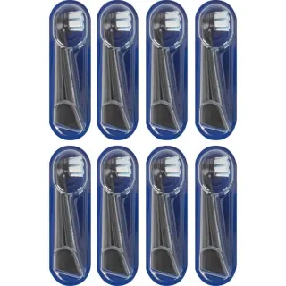 Oral-B iO Sanfte Reinigung 8er, Aufsteckbürste (schwarz, für empfindliche Bereiche und gesünderes Zahnfleisch)