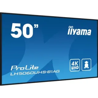 iiyama ProLite LH5060UHS-B1AG, Public Display (schwarz (matt), UltraHD/4K, IPS, Lautsprecher)