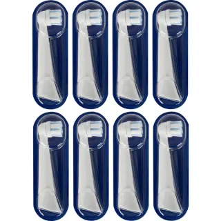 Oral-B iO Sanfte Reinigung 8er, Aufsteckbürste (weiß, für empfindliche Bereiche und gesünderes Zahnfleisch)