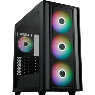 Cooler Master MasterBox 600, Tower-Gehäuse (schwarz, Tempered Glass)