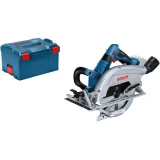 Bosch Professional PRO Akku-Handkreissäge BITURBO GKS 18V-70 L Professional solo (blau/schwarz, ohne Akku und Ladegerät, in L-BOXX)