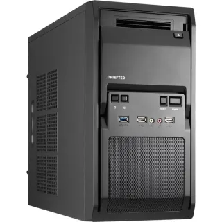 Chieftec LT-01B-350GPB, Tower-Gehäuse (schwarz, inkl. 350-Watt-Netzteil)