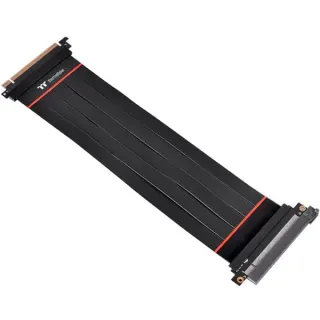 Thermaltake PCIe Extender Kabel 4.0 16x 30cm, Verlängerungskabel (schwarz)