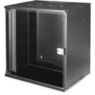 Digitus Wandgehäuse SOHO PRO , IT-Schrank (schwarz, 12 Höheneinheiten)
