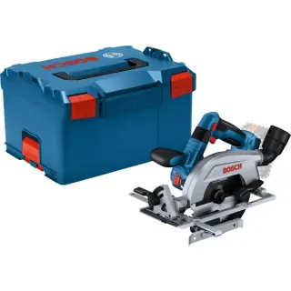 Bosch Professional Akku-Handkreissäge GKS 18V-57-2 Professional solo (blau/schwarz, ohne Akku und Ladegerät, in L-BOXX)