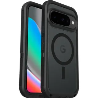 Otterbox Defender Pro XT, Handyhülle (transparent/schwarz, Google Pixel 10/10 Pro, Pixelsnap)
