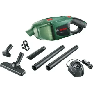Bosch Heimwerken & Garten EasyVac 12, Handstaubsauger (grün, mit Akku und Ladegerät)