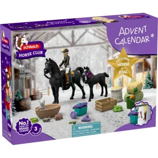 Schleich Adventskalender Horse Club 2026 - Winter Wonderland Ausritt, Spielfigur
