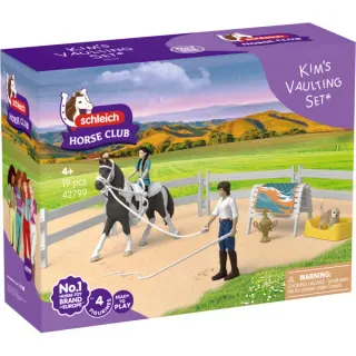 Schleich Horse Club Kim's Voltigier Set, Spielfigur