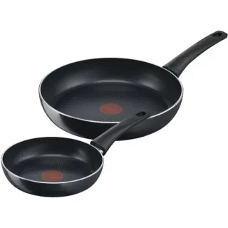 Tefal Pfannen-Set Generous Cook, 2-teilig (schwarz, Ø 28cm, Ø 20cm)