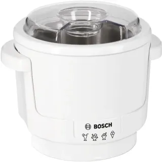 Bosch Home Eisbereiter-Aufsatz MUZ5EB2, Eismaschine (weiß, für Küchenmaschine MUM5)