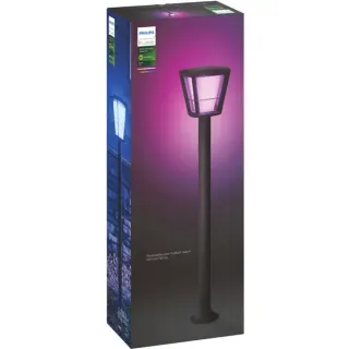 Philips HUE White & Color Ambiance Econic Outdoor Wegeleuchte, LED-Leuchte (schwarz)