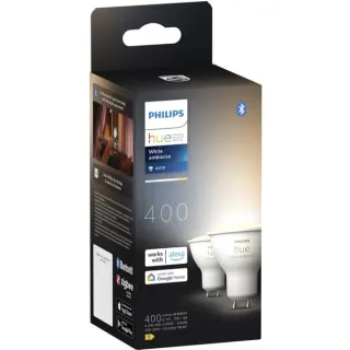 Philips HUE White Ambiance GU10 Smarter Sport Doppelpack, LED-Lampe