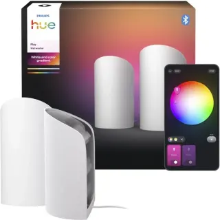 Philips HUE Play Wallwasher, LED-Leuchte (weiß, 2er Pack)
