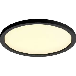 Philips HUE White Ambiance Aurelle runde Panelleuchte, LED-Leuchte (schwarz, inkl. Dimmschalter)