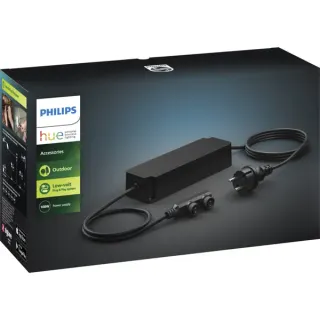 Philips HUE Hue Niedervolt-Netzteil Outdoor 100 Watt (schwarz)