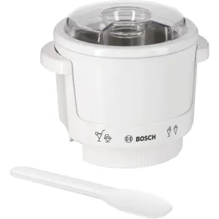Bosch Home Eisbereiter-Aufsatz MUZ4EB1, Eismaschine (weiß, für Küchenmaschine MUM4)