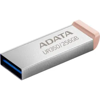 ADATA UR350 256 GB, USB-Stick (nickel/braun, USB-A 3.2 Gen 1 (5 Gbit/s))