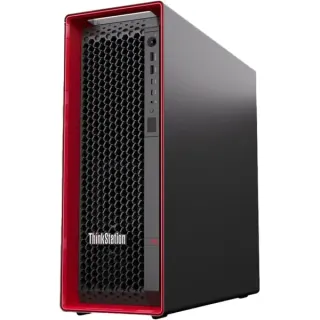 Lenovo ThinkStation P5 (30GA00AQGE), PC-System (schwarz/rot, Windows 11 Pro for Workstations)